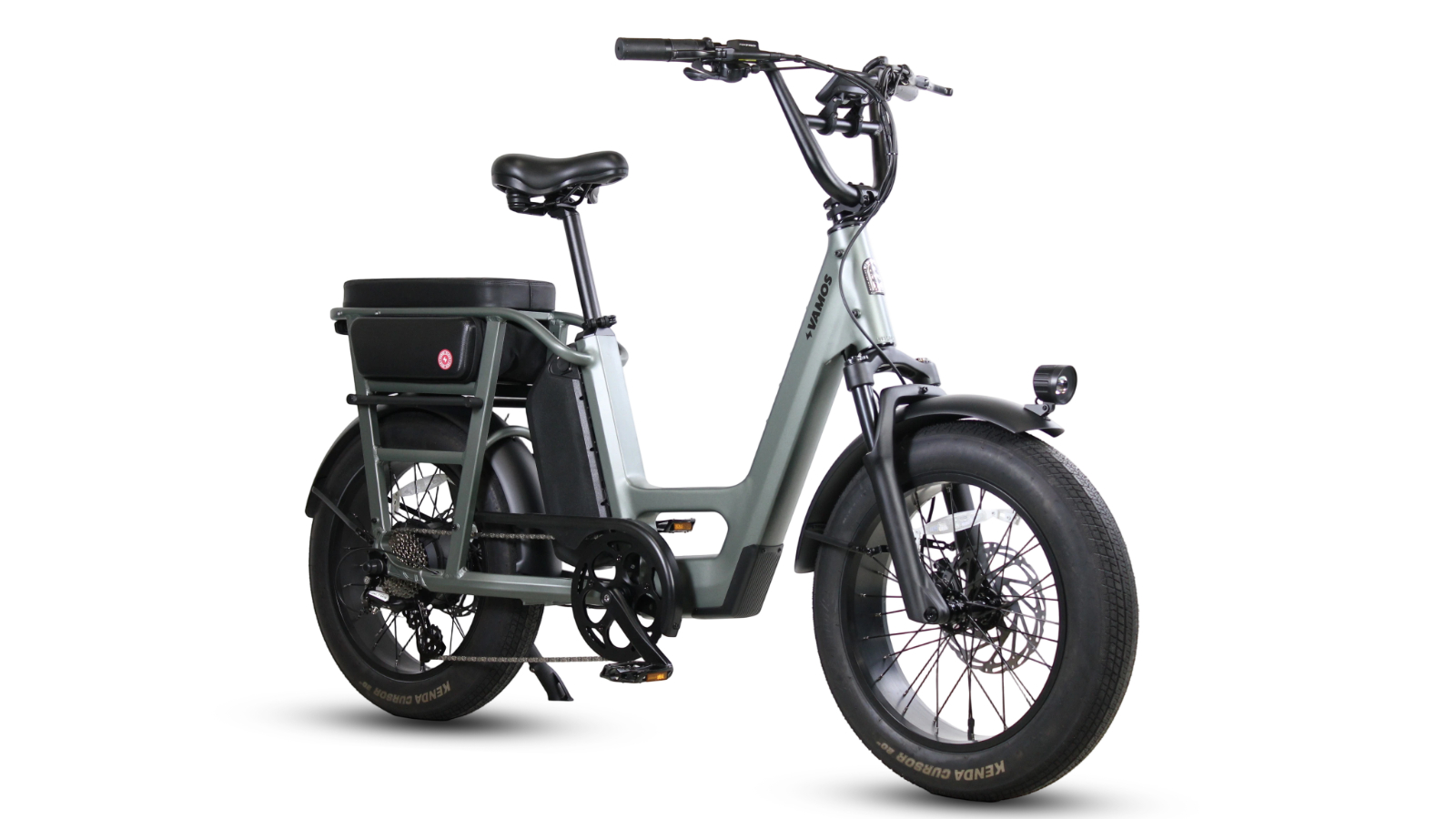 Vamos Bikes All-Purpose Compact Cargo E-Bike - Grey