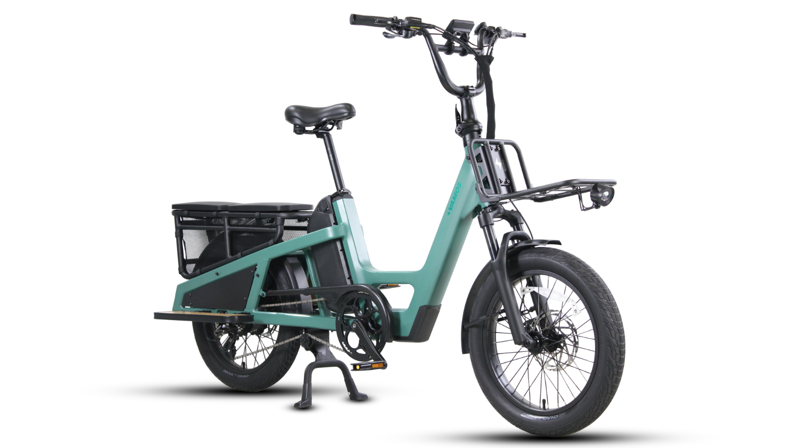 Vamos Bikes All-Purpose Passenger Commuter E-Bike - Green