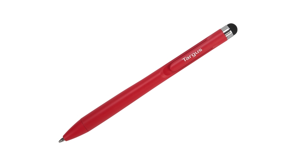 Targus Smooth Glide Stylus Pen with Embedded Clip Red Harvey Norman