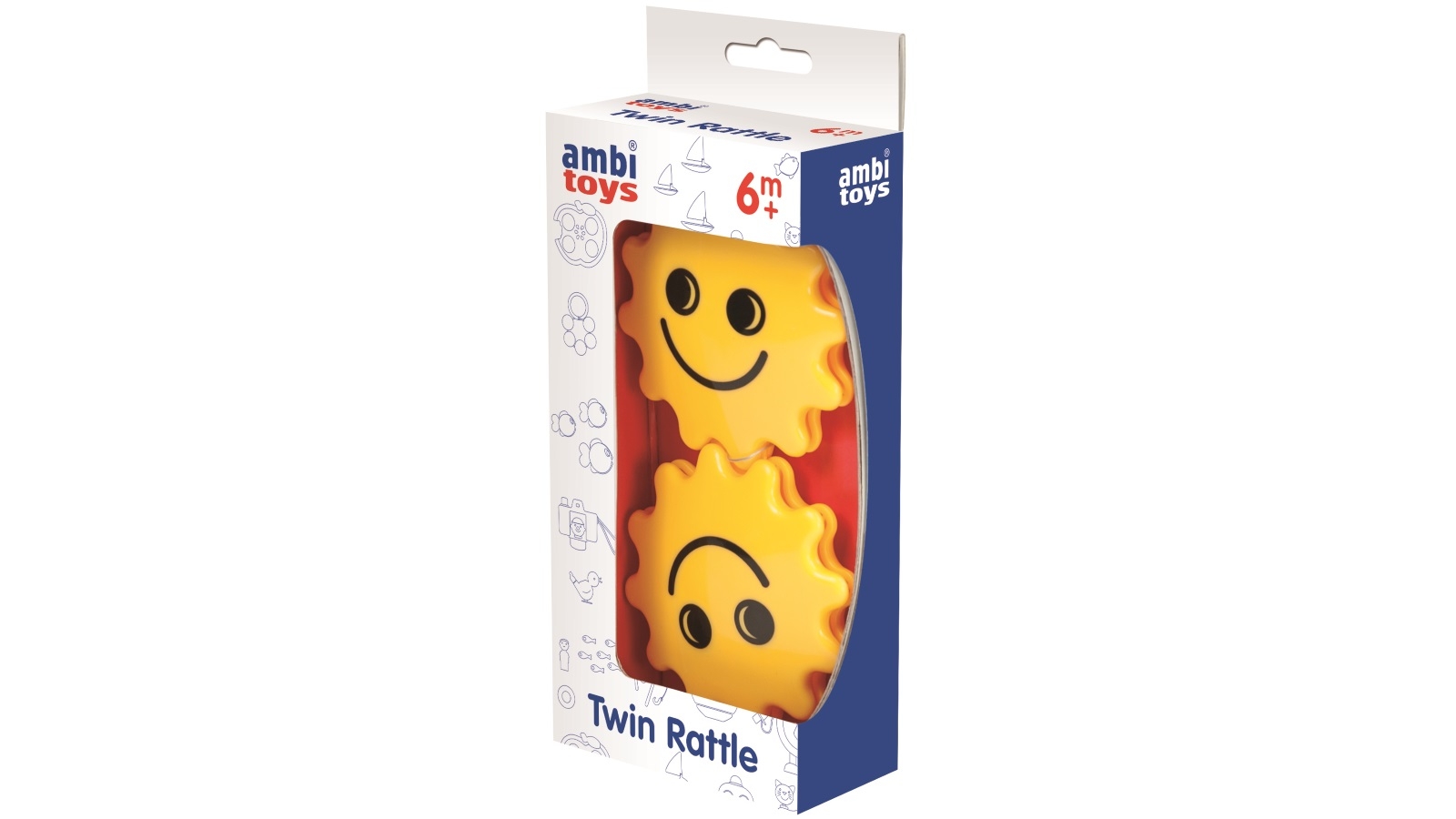 Ambi toys clearance twin rattle