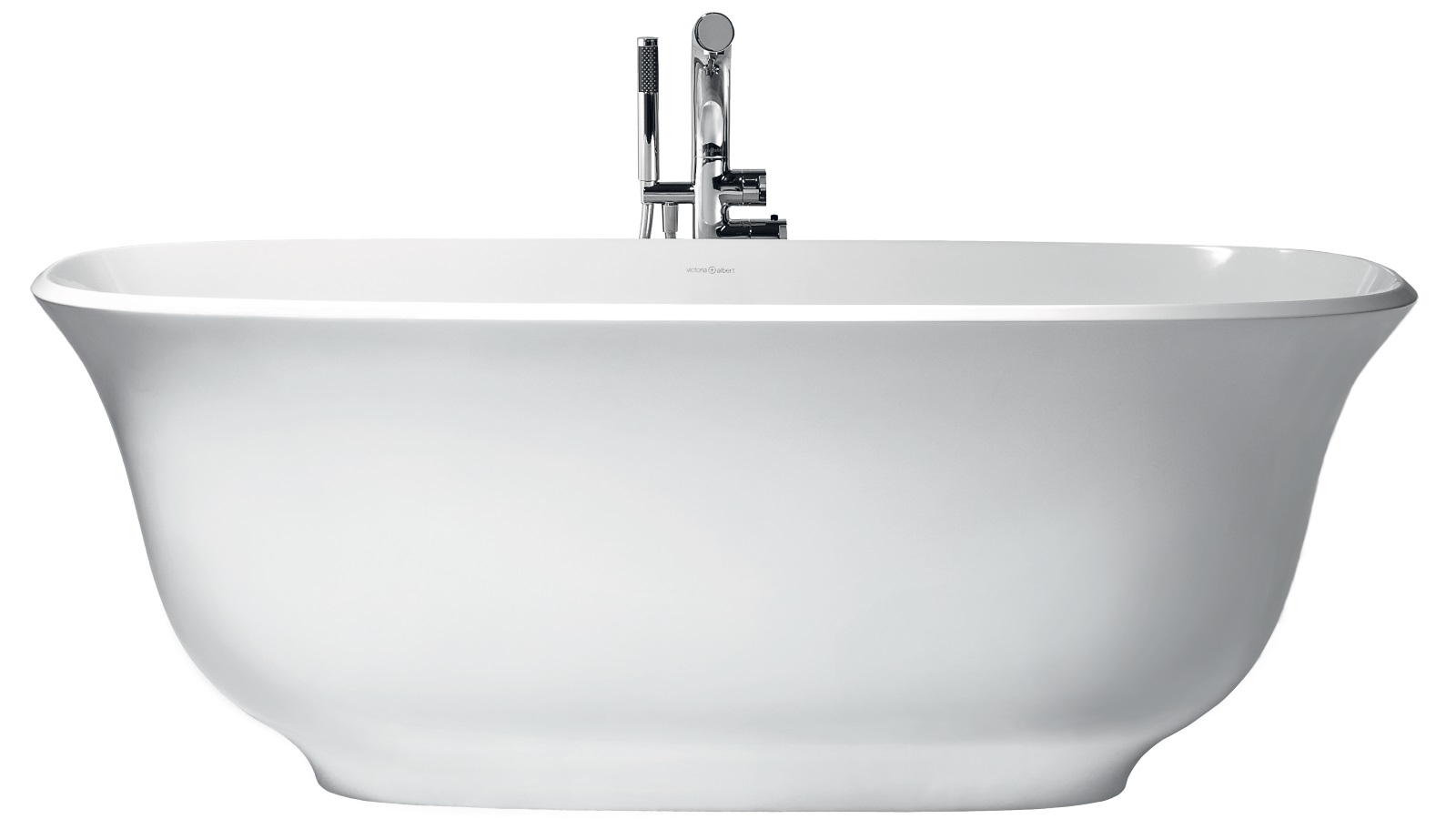 Victoria & Albert Amiata 1650mm Freestanding Bath - Gloss White