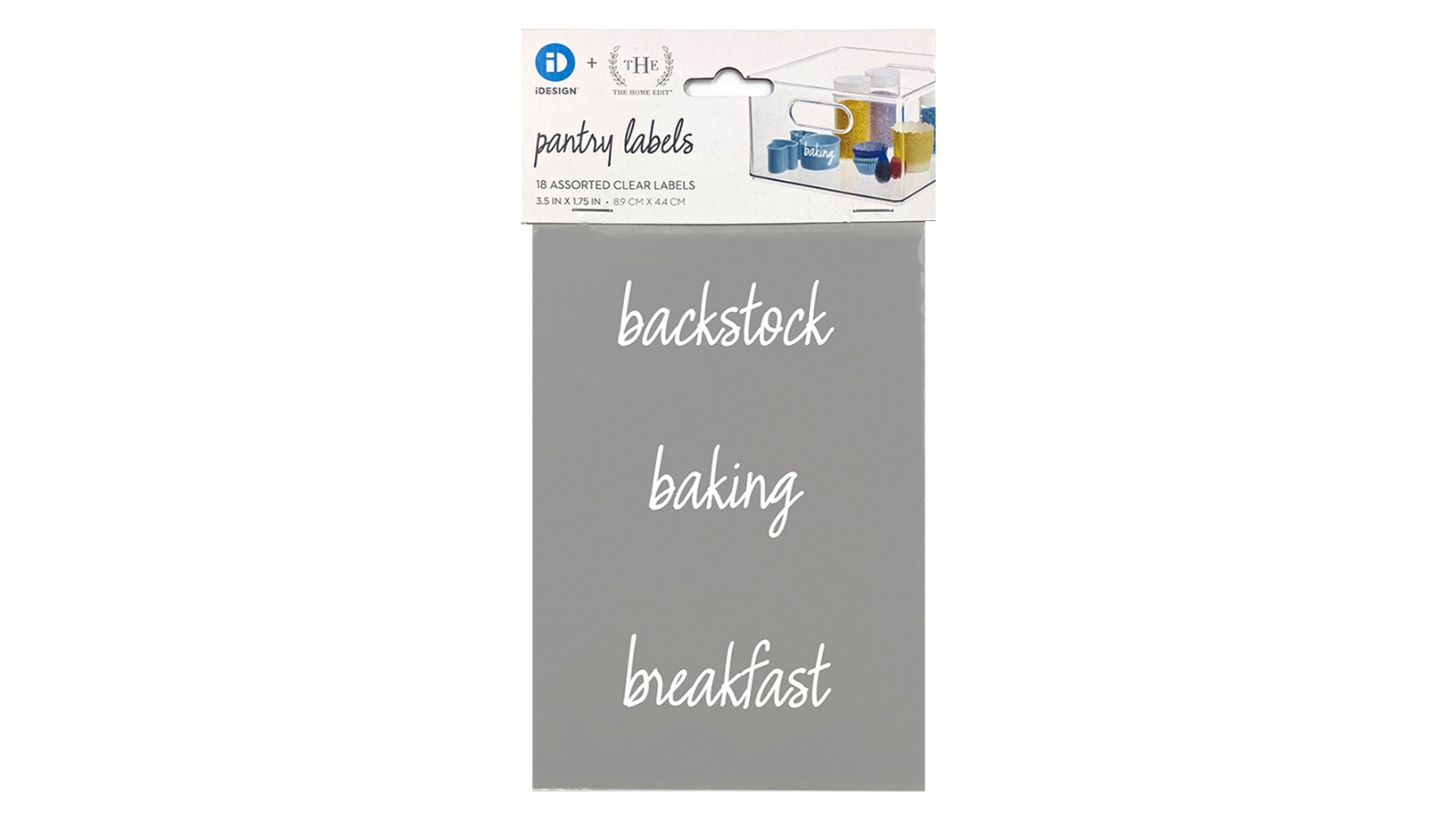 iDesign 18 Pieces Pantry Labels - Assorted