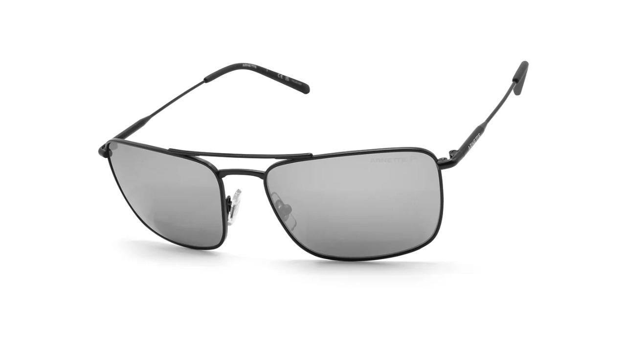 Arnette AN3088 737/22 Matte Mirror Boulevardier Sunglasses - Black/Blue