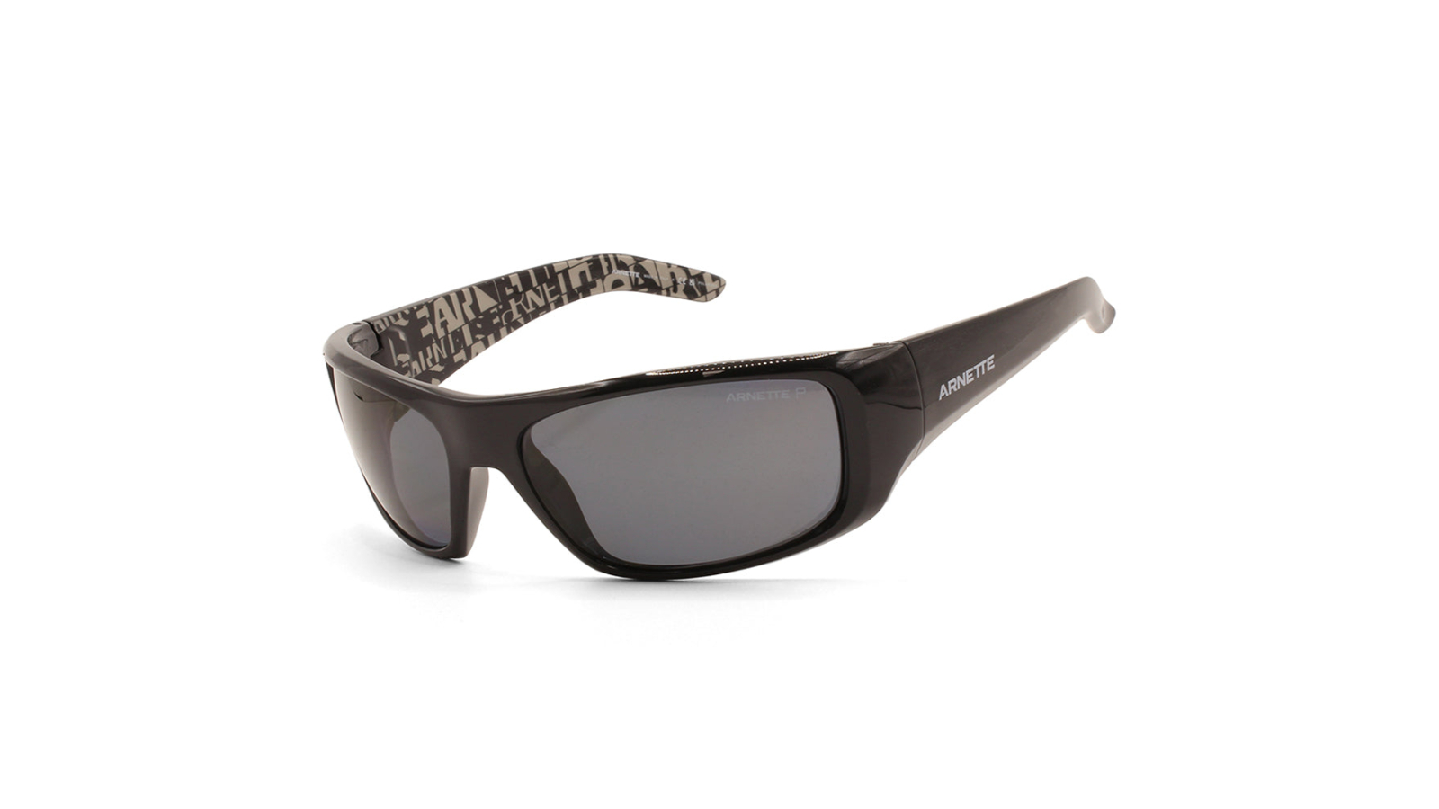 Arnette AN4182 214981 Hot Shot Men's Polarised Sunglass - Polished Black/Grey