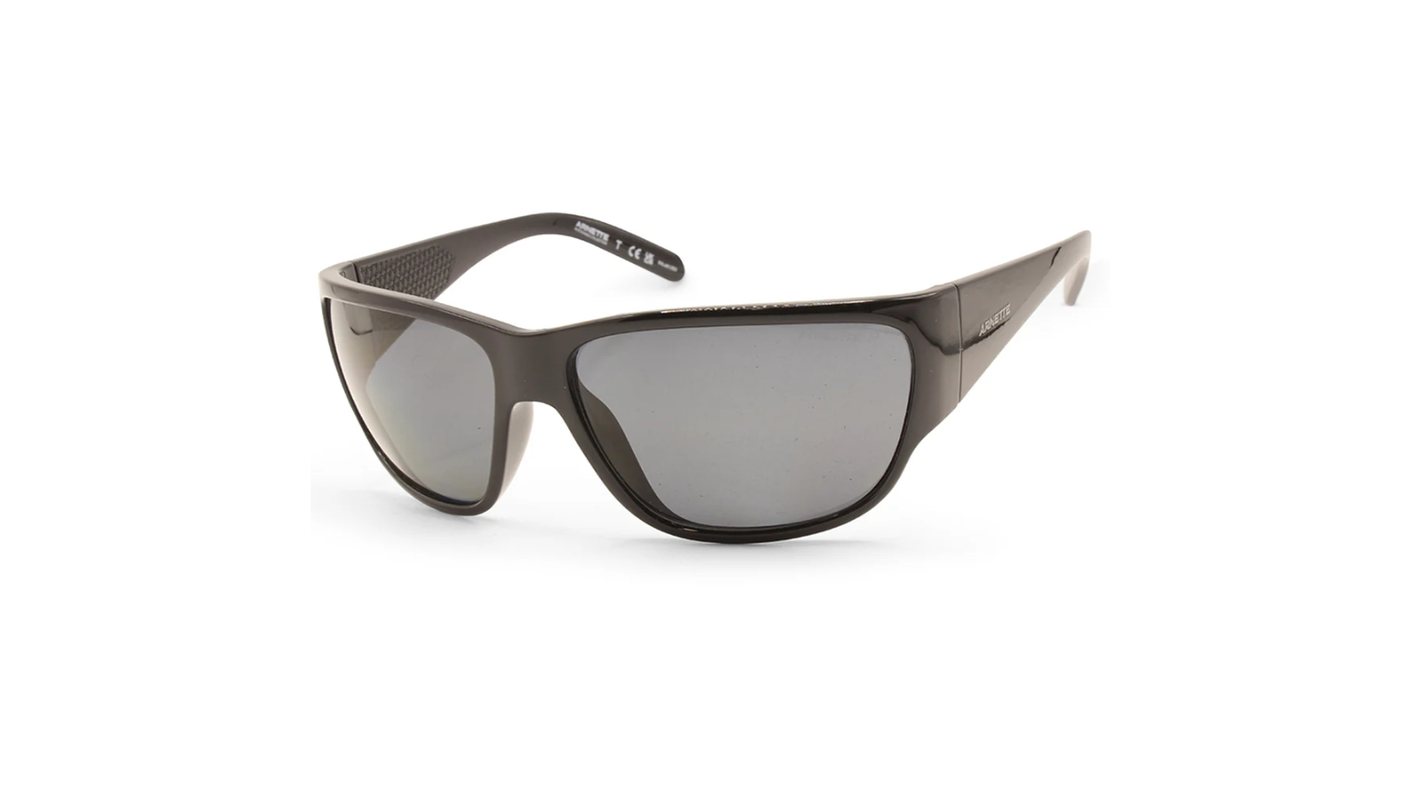 Arnette AN4280 41/81 Wolflight Shiny Polarised Men's Sunglasses - Black/Grey