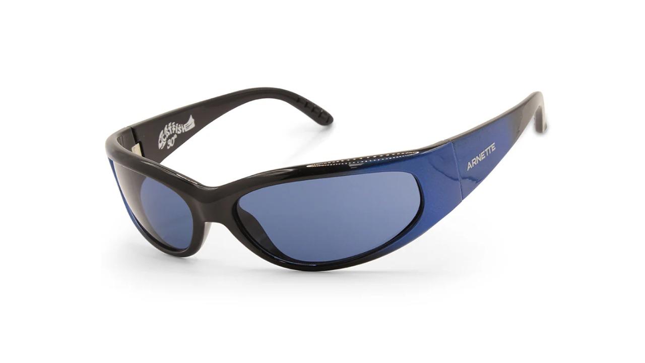 Arnette AN4302 281880 Catfish Sunglasses - Black-Blue/Dark Blue