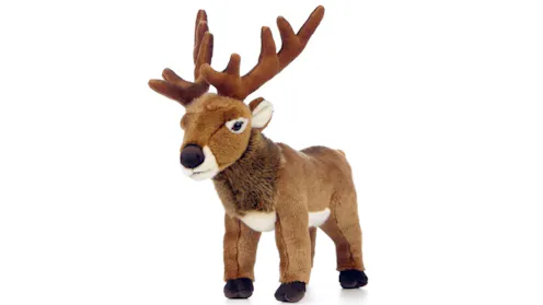 Living Nature Red Deer Stag Plush Toy | Harvey Norman