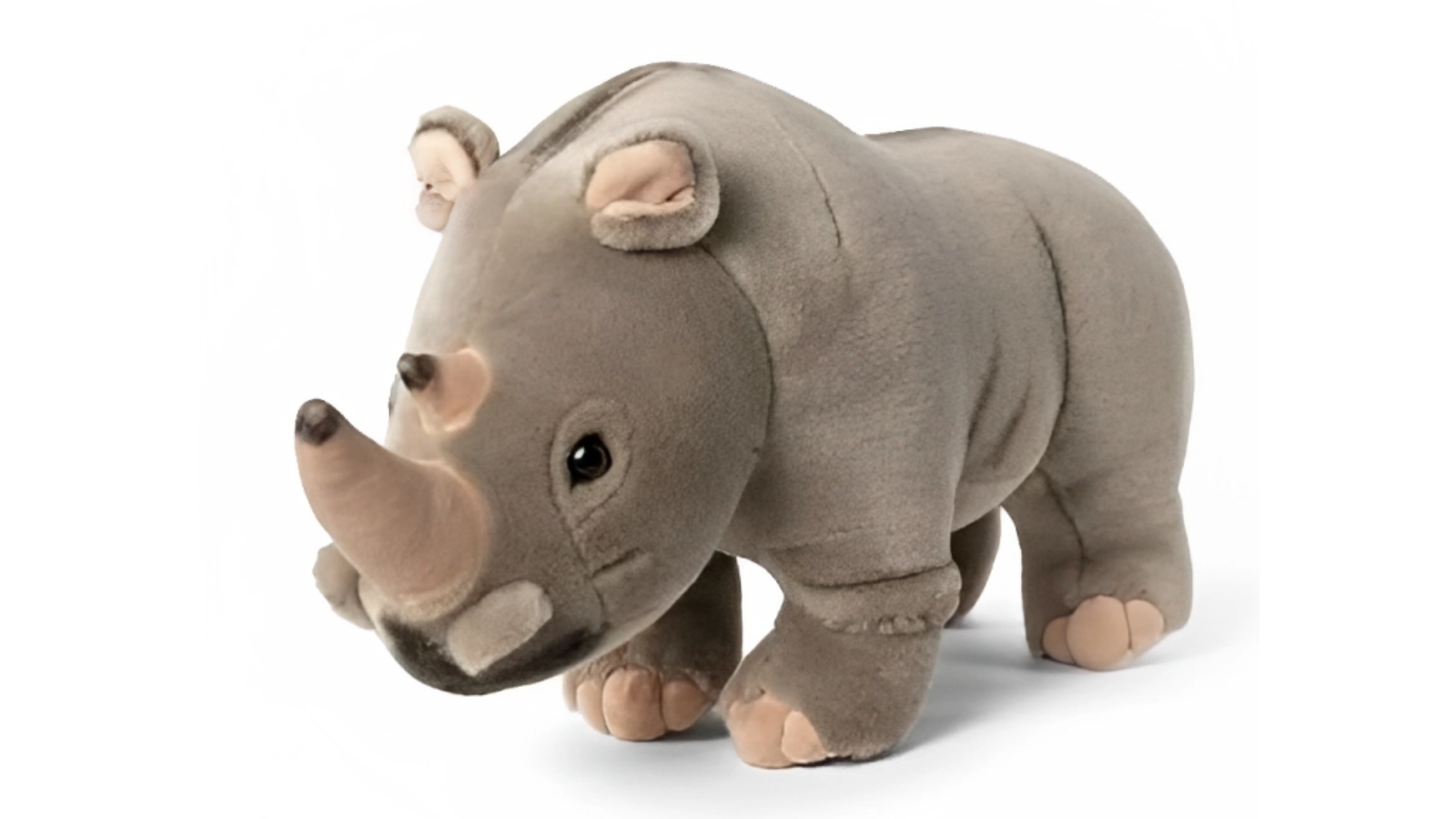 Living Nature White Rhino Plush Toy