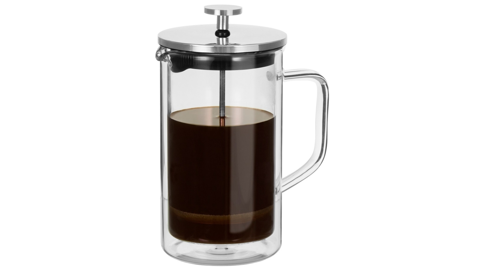 ZASSENHAUS Aroma 6-Cup Clear Double Wall Glass French Press Coffee