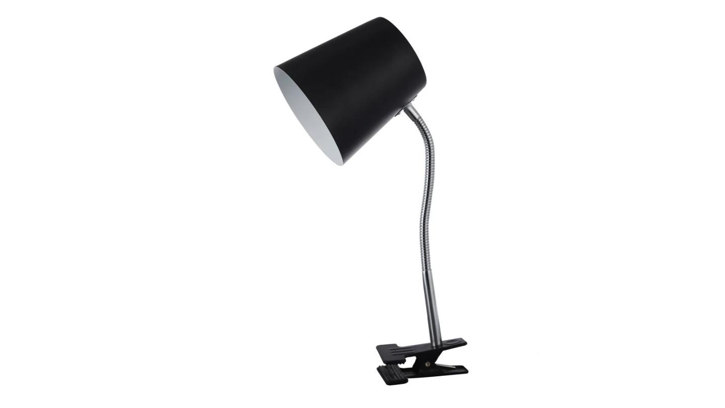 Luminea Anne Modern Scandinavian Clip Table Lamp Light - Black
