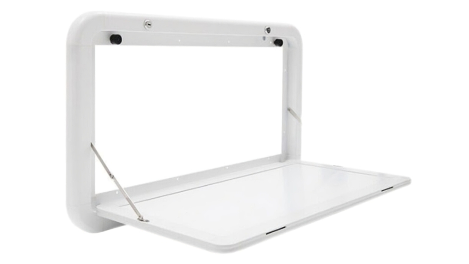 VerandaVibes Folding Caravan Table with Lock - 80 x 45cm