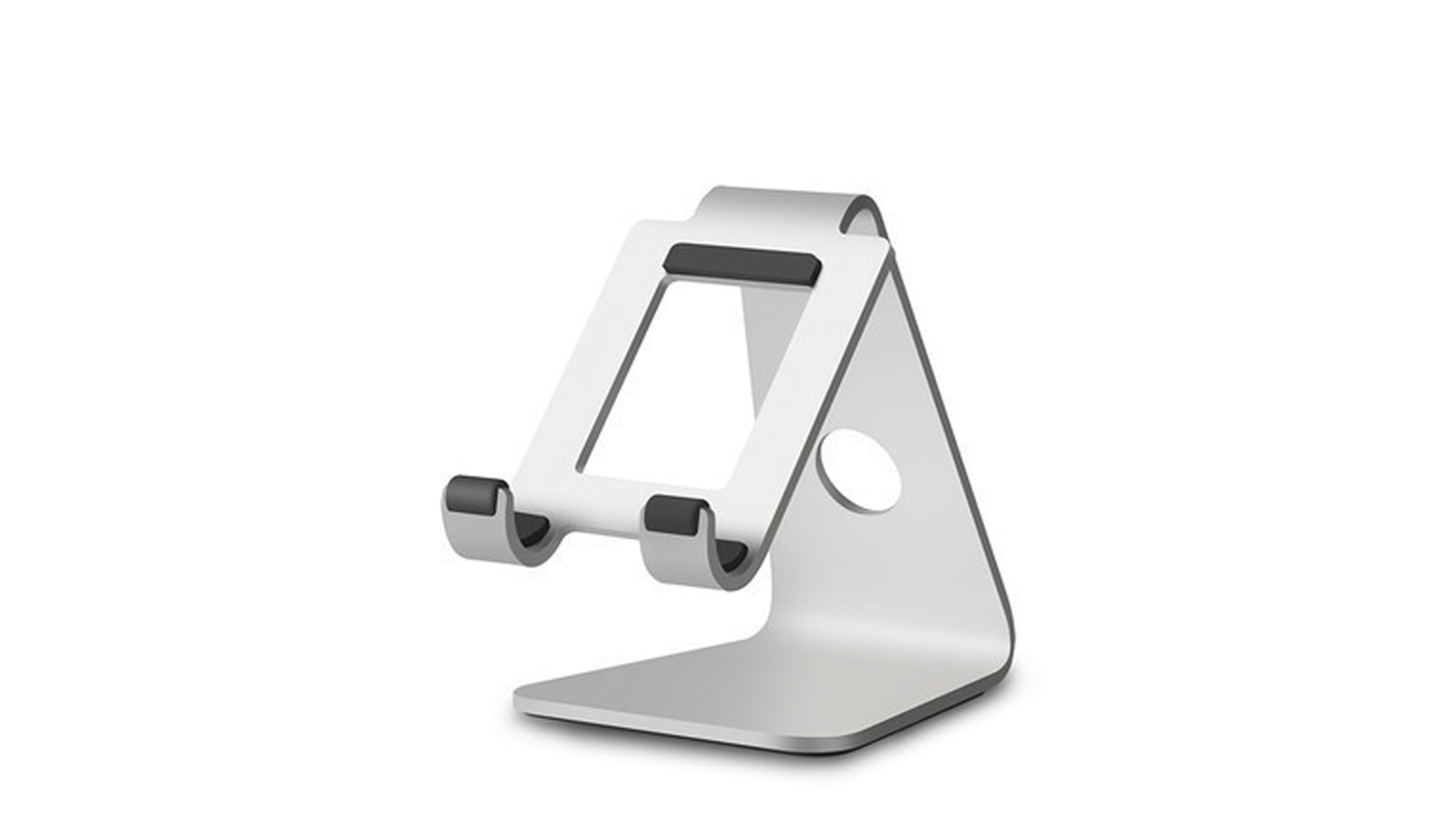 TODO 3.5-8inch Anti-Slip Aluminium Alloy Mobile Phone and Tablet Stand - Silver