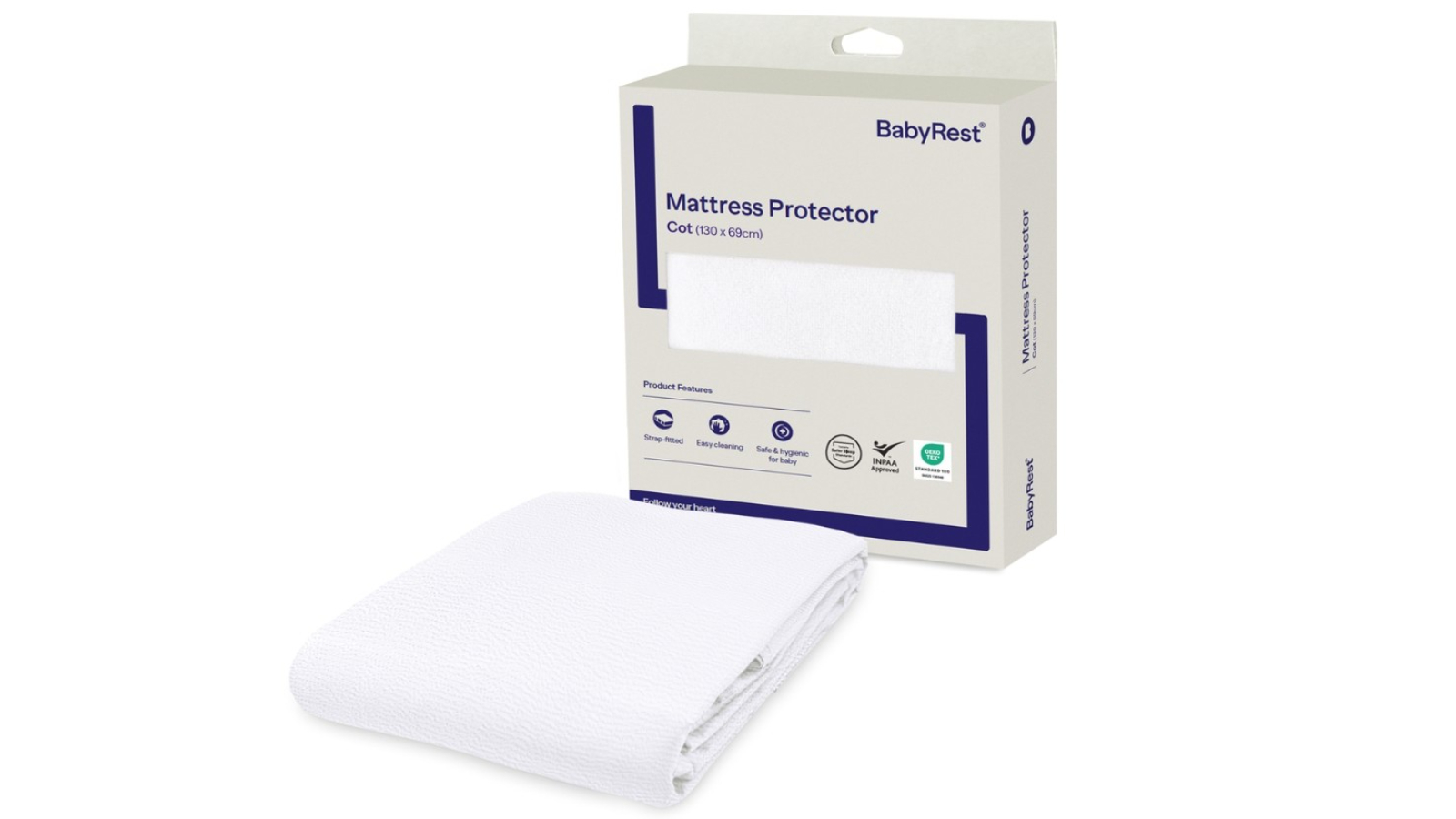BabyRest Waterproof Cot Mattress Protector