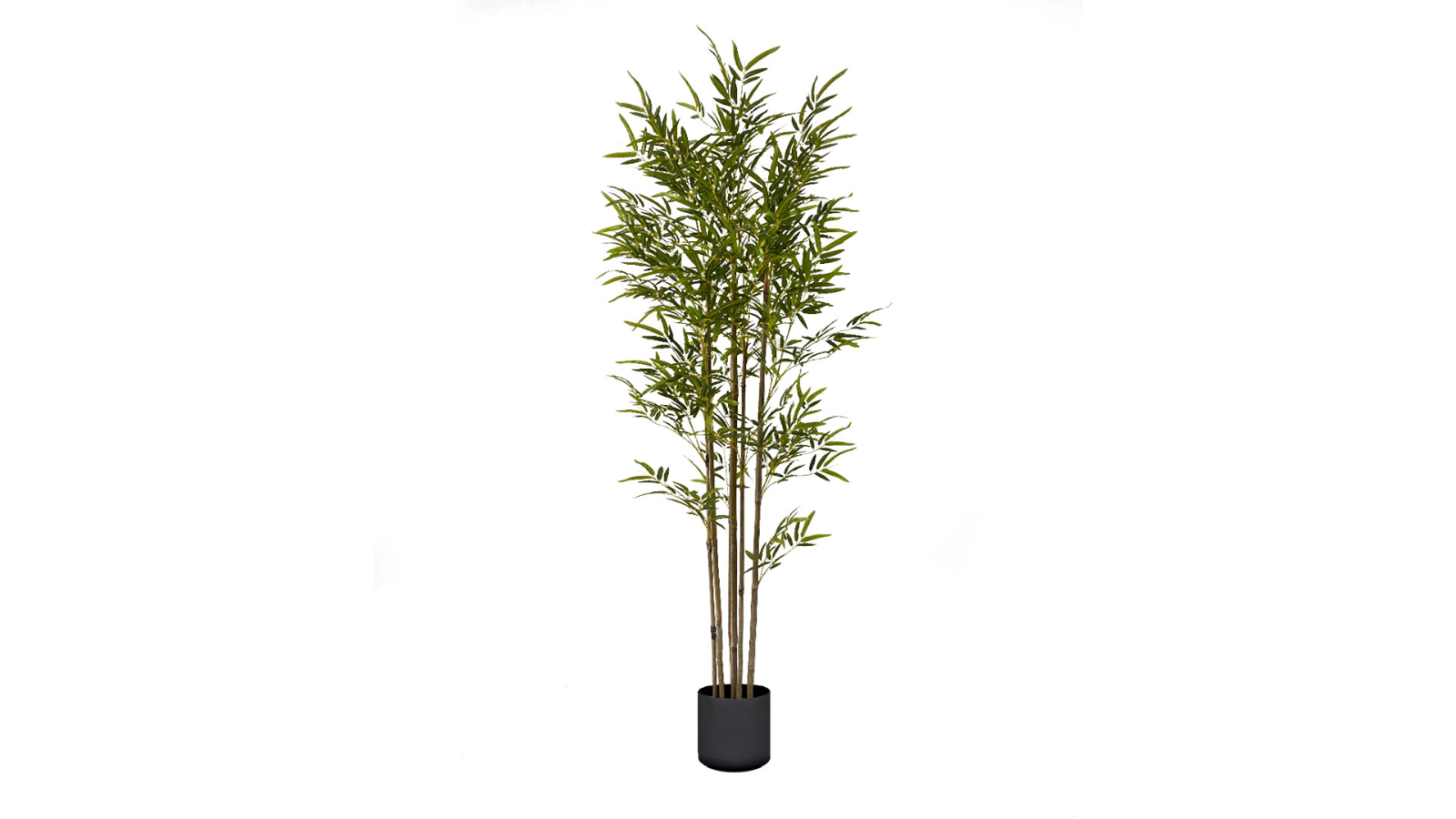 Soga 7 Branch Bambusa Vulgaris Artificial Lucky Bamboo Tree Home Accent Decor