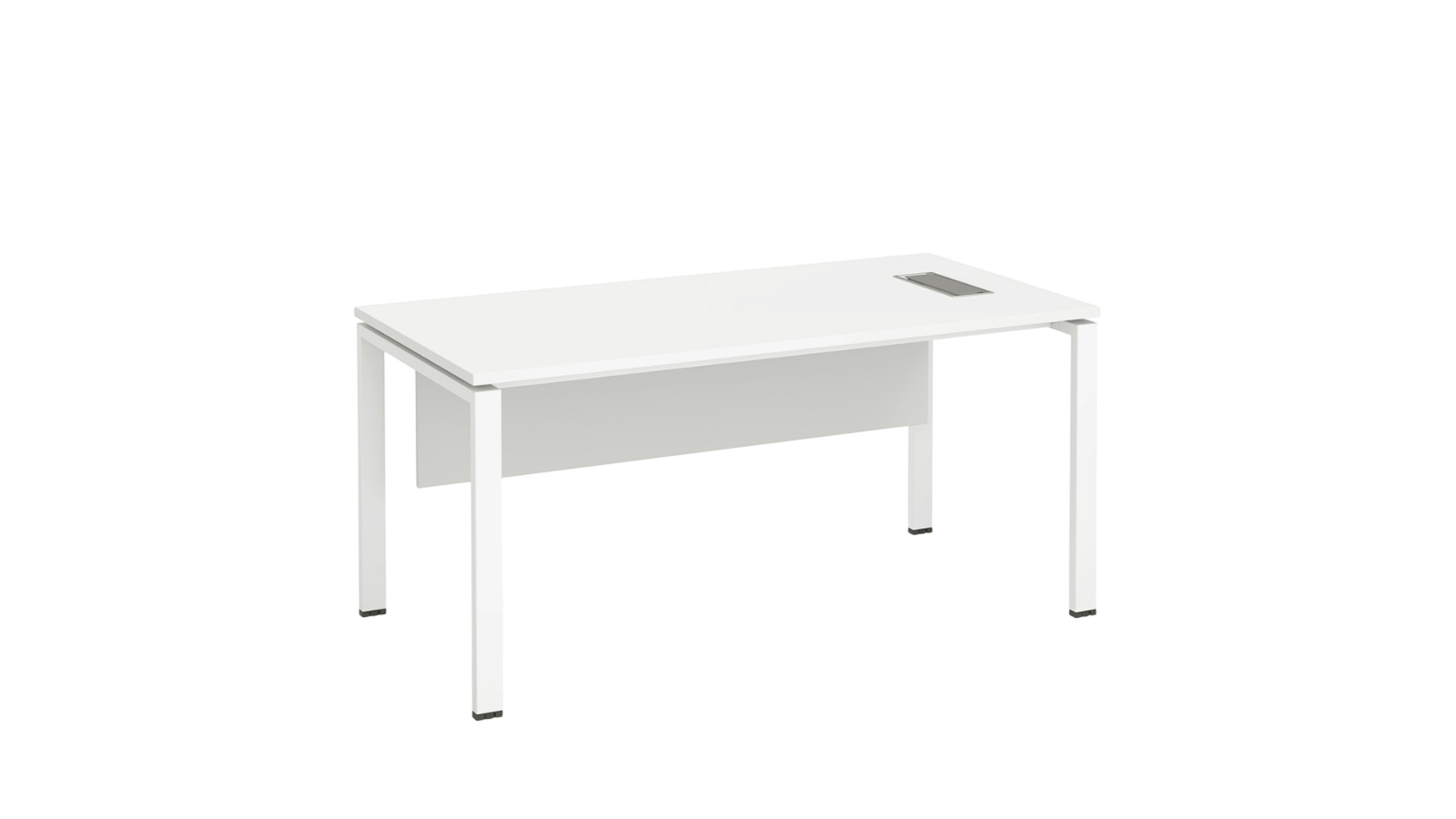 HelloFurniture Emery White Computer Office Desk - 160cm