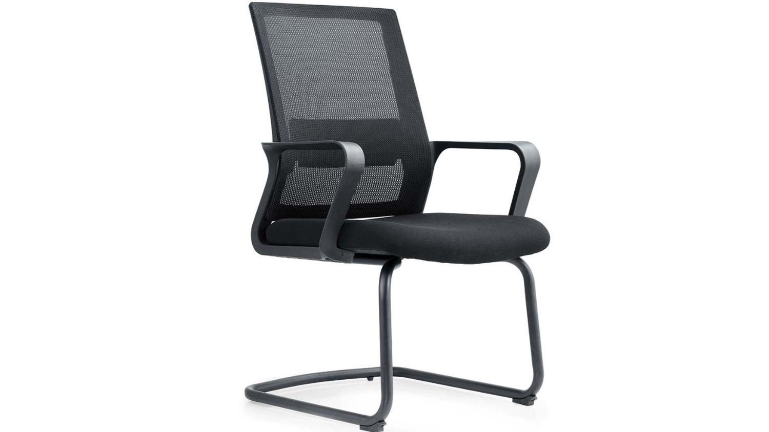 HelloFurniture Black Eros Visitor Office Chair