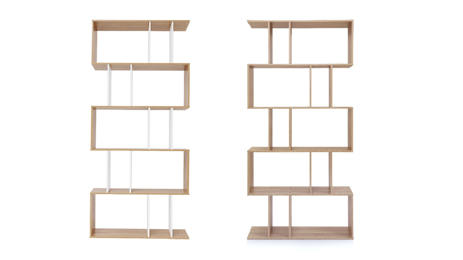 HelloFurniture 5-Tier Display Bookshelf Unit