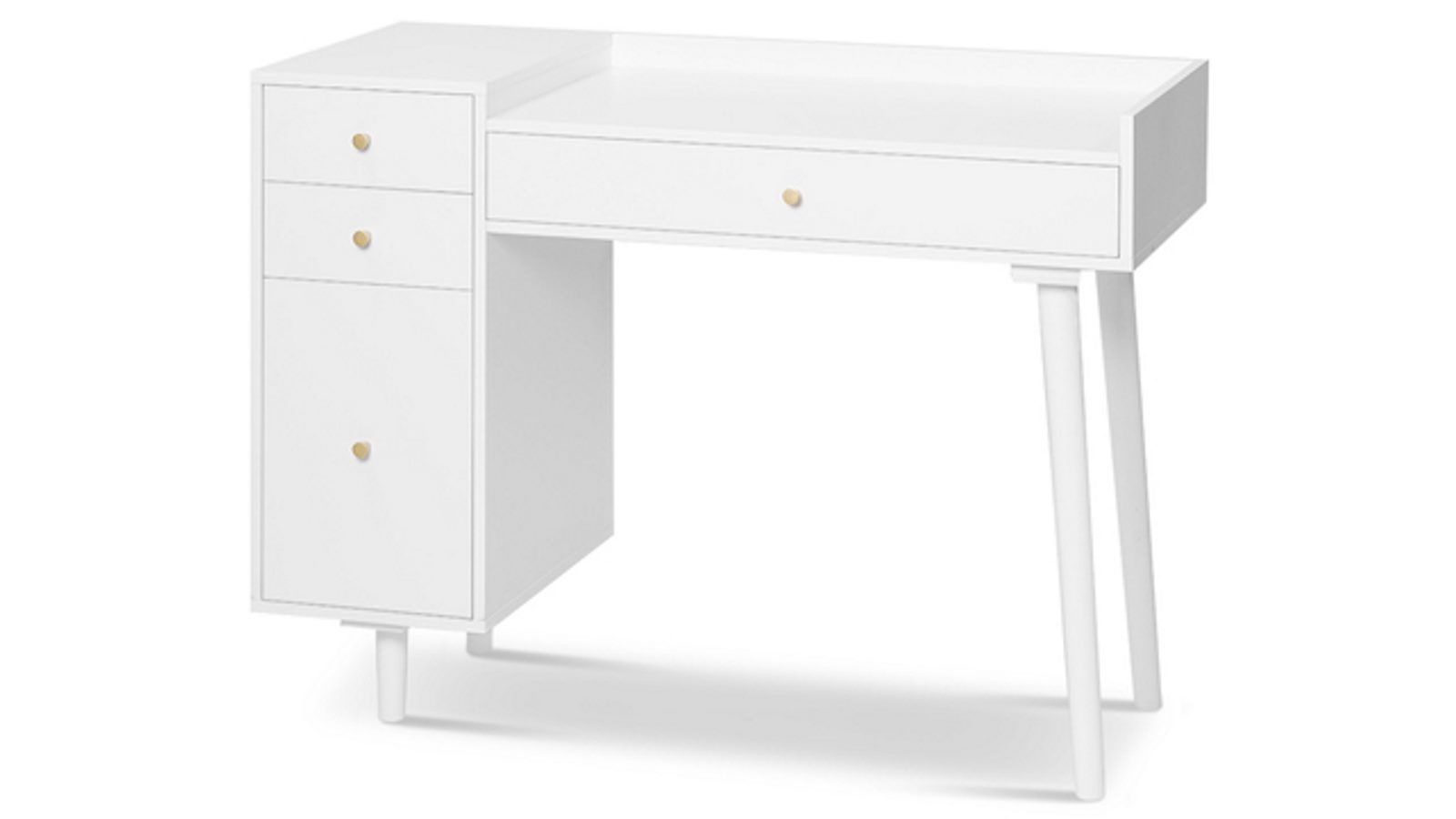 HelloFurniture Elmer Study Desk - White