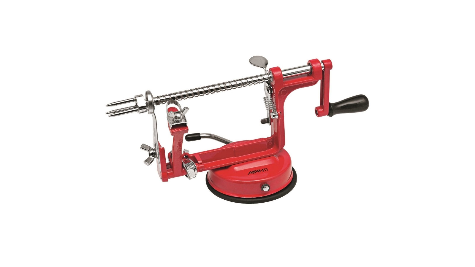 Avanti Apple Peeler Corer and Slicer Red Harvey Norman