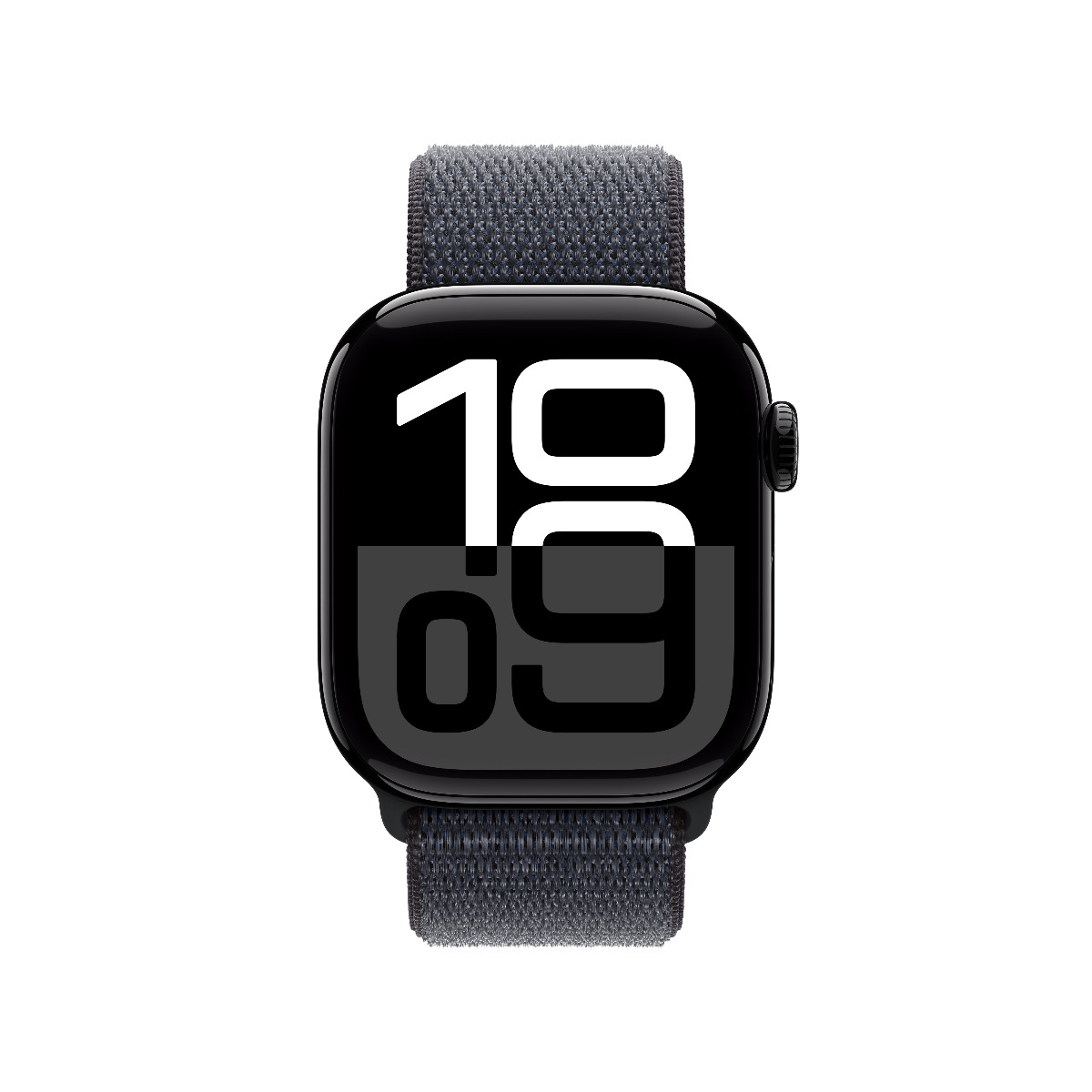 Apple Watch Series 10 GPS 42mm Jet Black Aluminium Case with Ink Sport Loop Harvey Norman