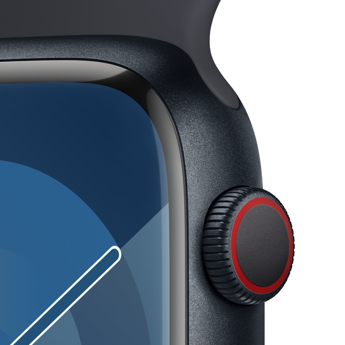 Apple Watch Series 9 45mm Midnight Aluminium Case with Apple Watch Series 9 45mm Midnight Aluminium Case with