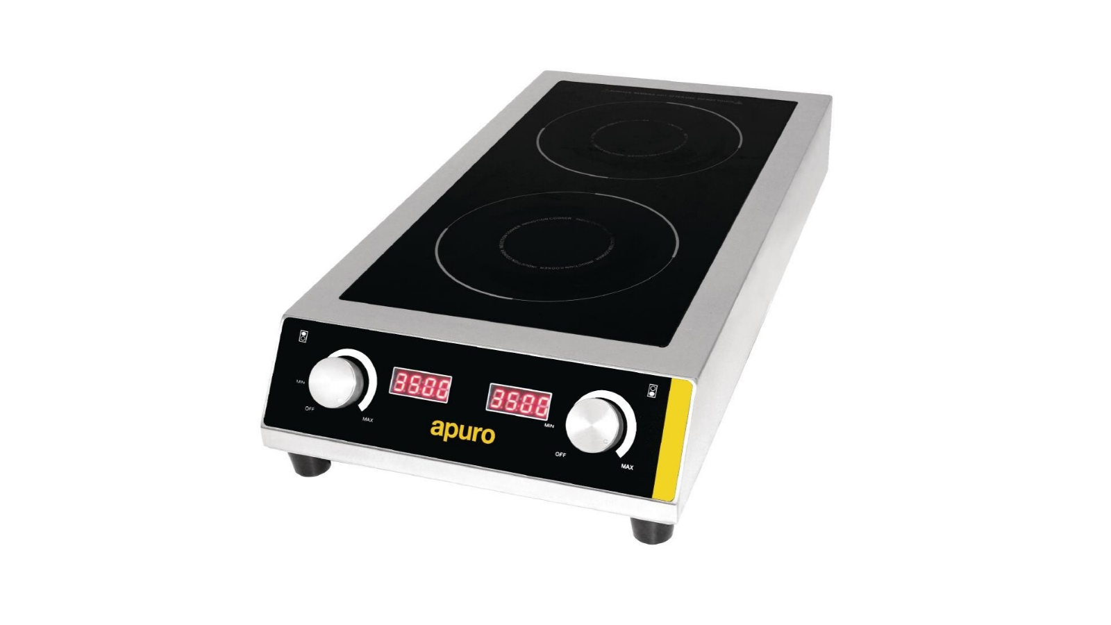 Apuro Heavy-Duty Double Induction Cooktop
