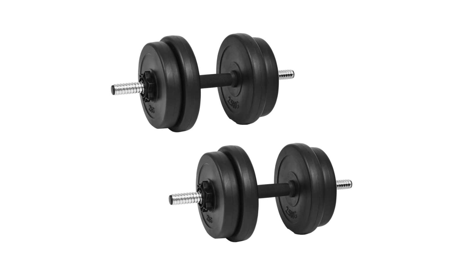 vidaXL 14 Piece Dumbbell Set - 20kg