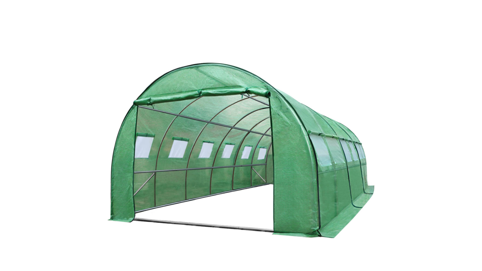 Green Fingers Greenhouse Garden Cover Shed - 6x3x2m