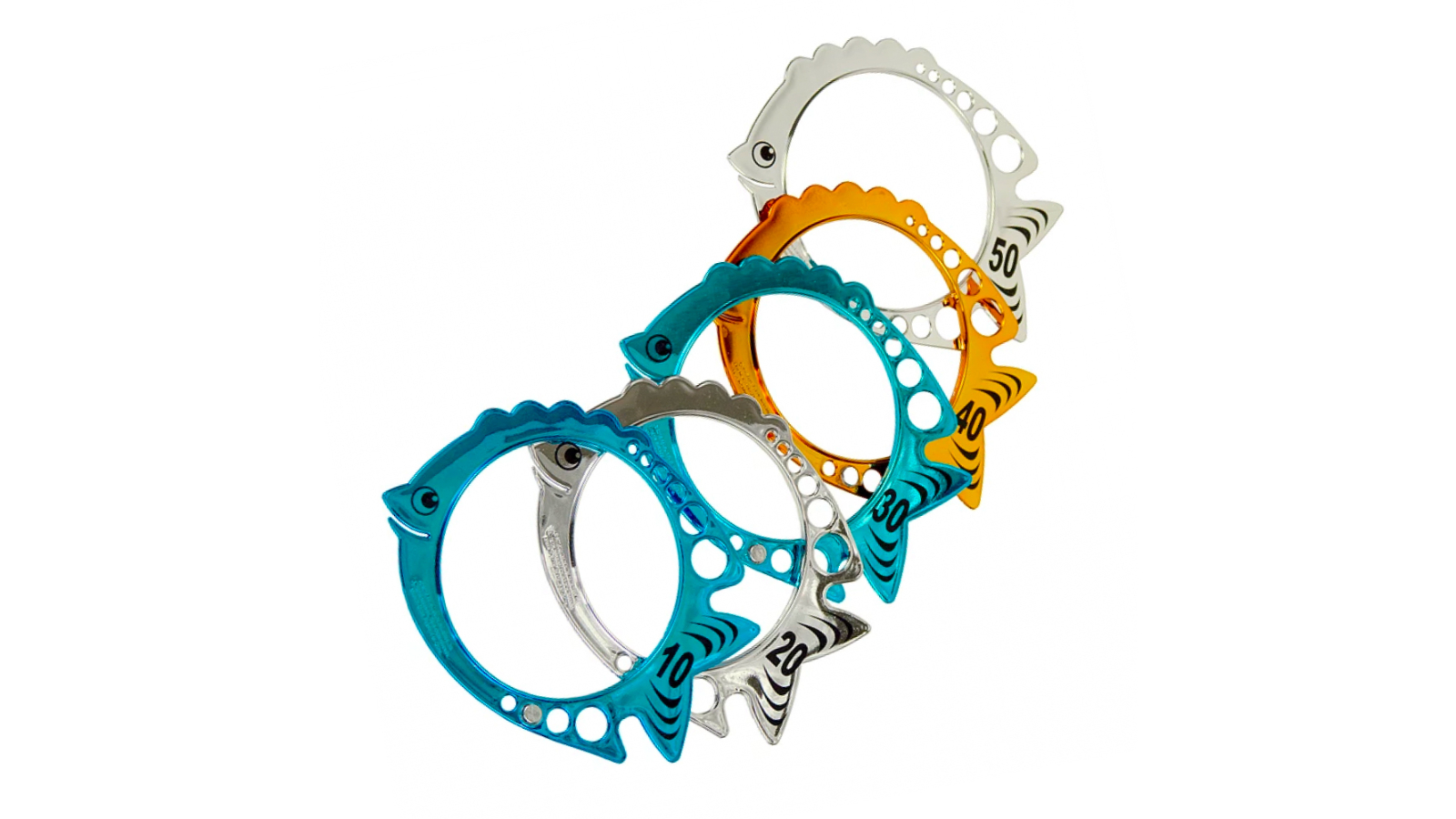 Aqua 5 Piece Kids Shimmer Weighted Dive Rings Swimming Training Toy