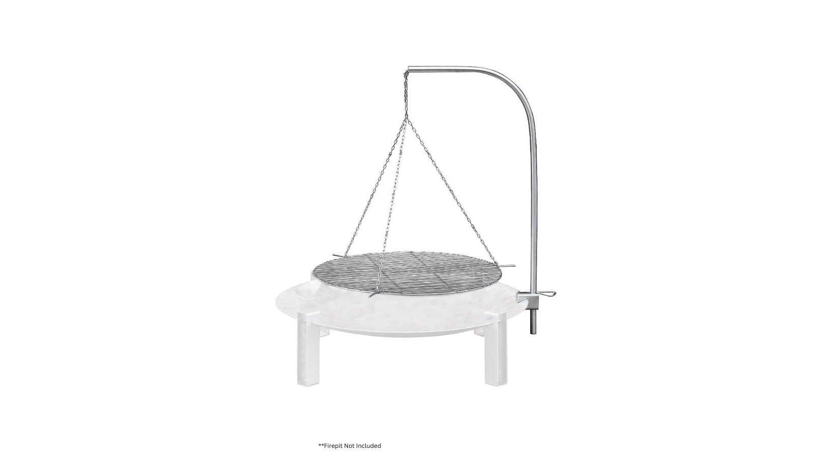 Alfred Riess Fire Pit Grill Grates for Stromboli - Large
