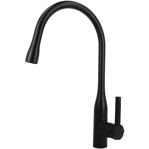 Arcisan 1250 Swivel Matte Black Kitchen Mixer