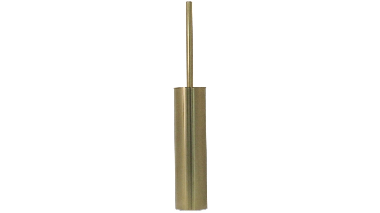 Arcissan Round Toilet Brush Holder - Brushed Brass