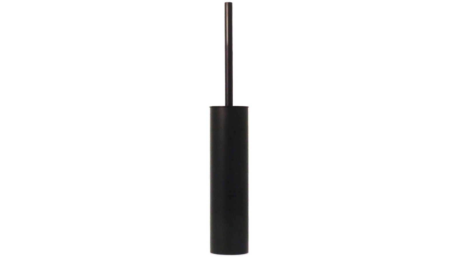 Arcissan Round Toilet Brush Holder - Matte Black