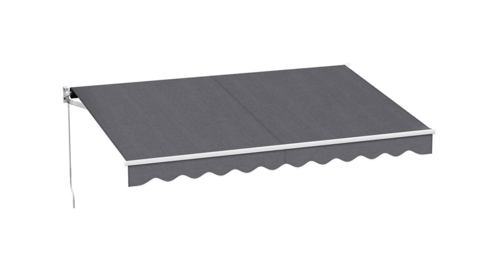 Instahut Grey Retractable Folding Arm Sunshade - 300 x 200cm