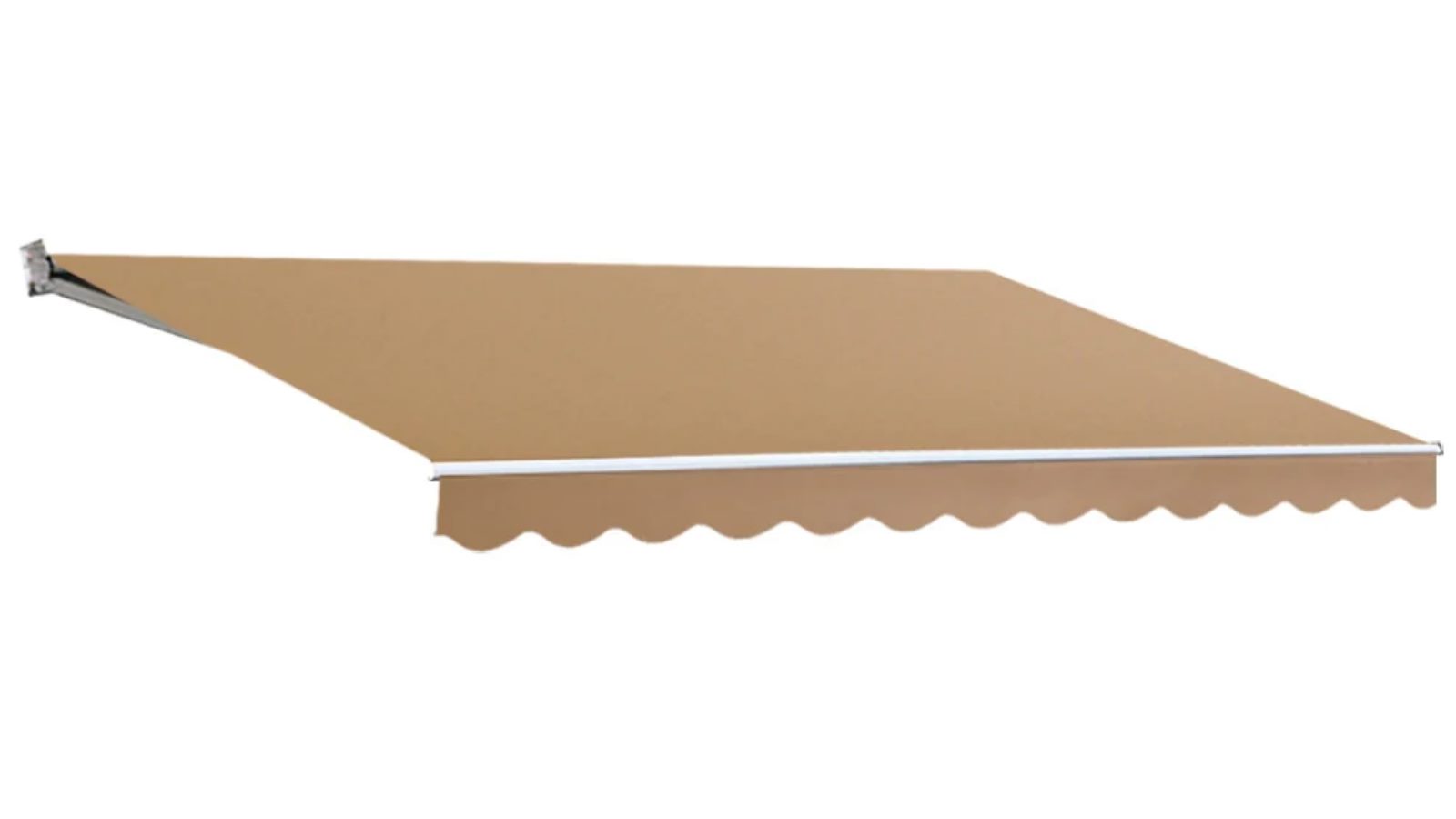 Instahut Manual 4mx3m Retractable Folding Arm Awning Sunshade - Beige