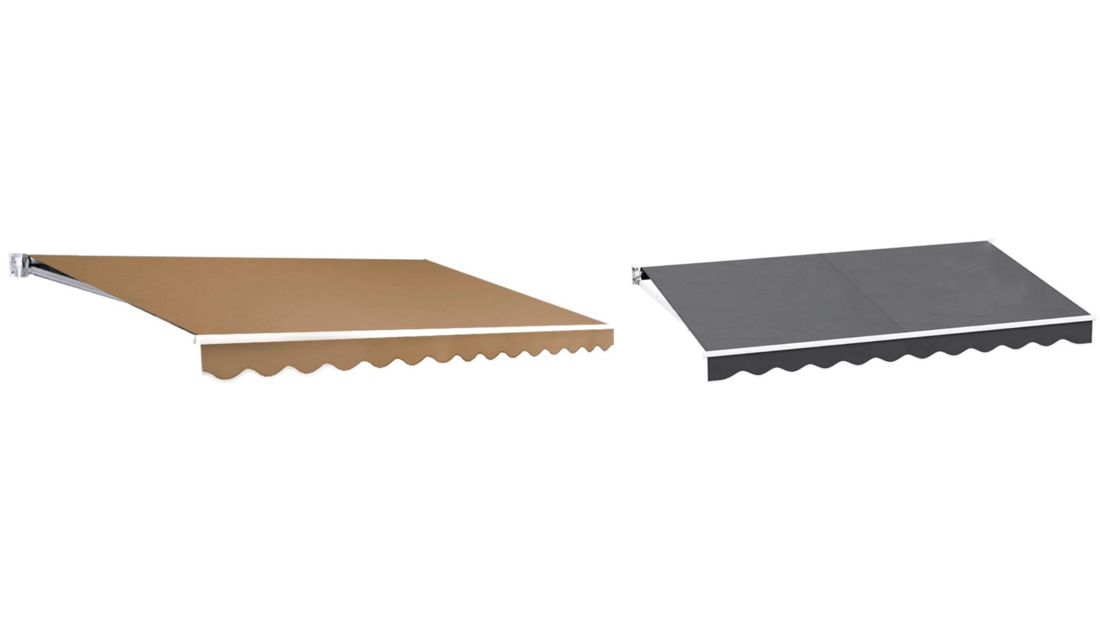 Instahut Manual 4mx3m Retractable Folding Arm Awning Sunshade