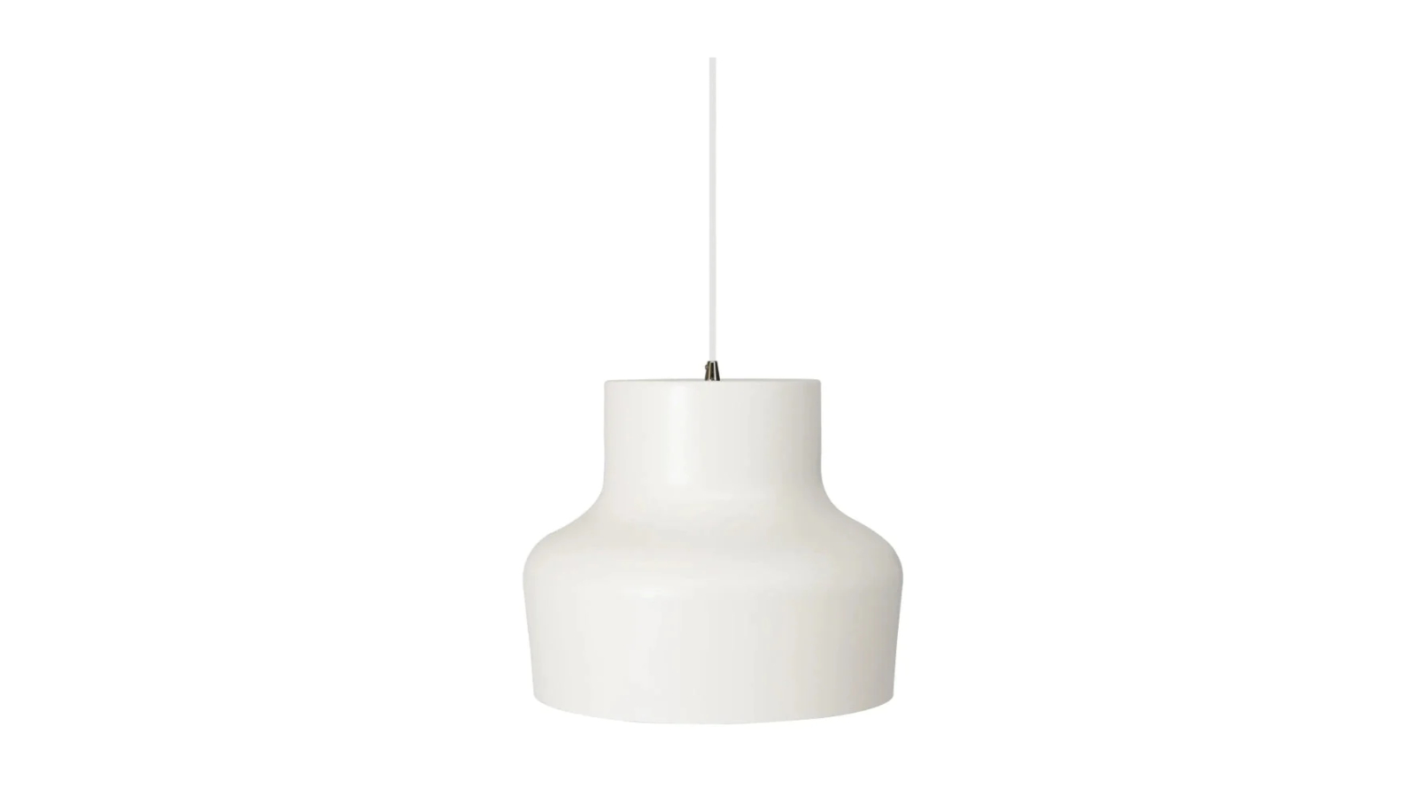 Sylvania Lighting Modern Classic Cord Drop Dome Pendant Light - White