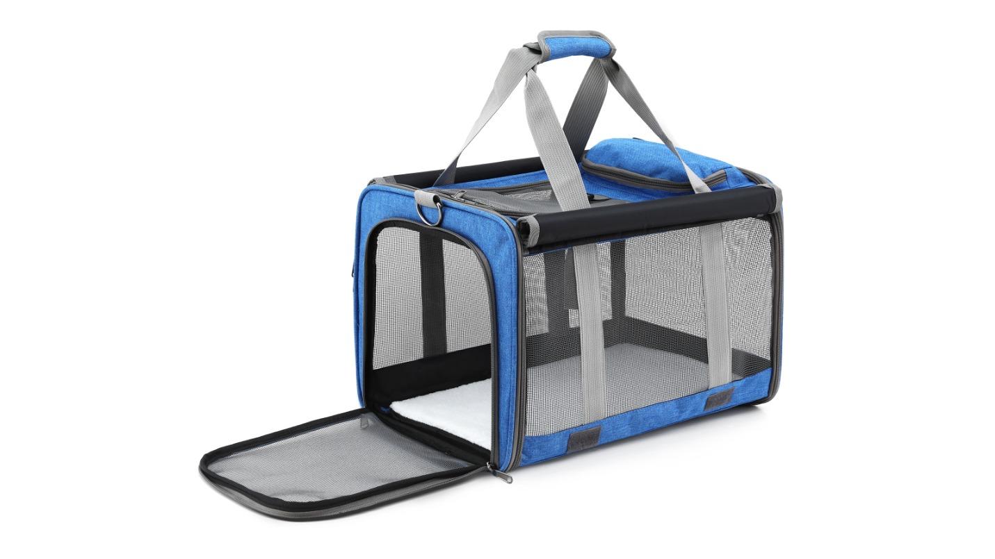 i.Pet Foldable Travel Cage - Blue