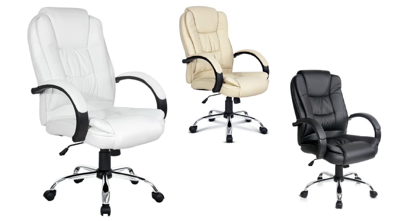 Artiss Executive PU Leather Office Chair Harvey Norman