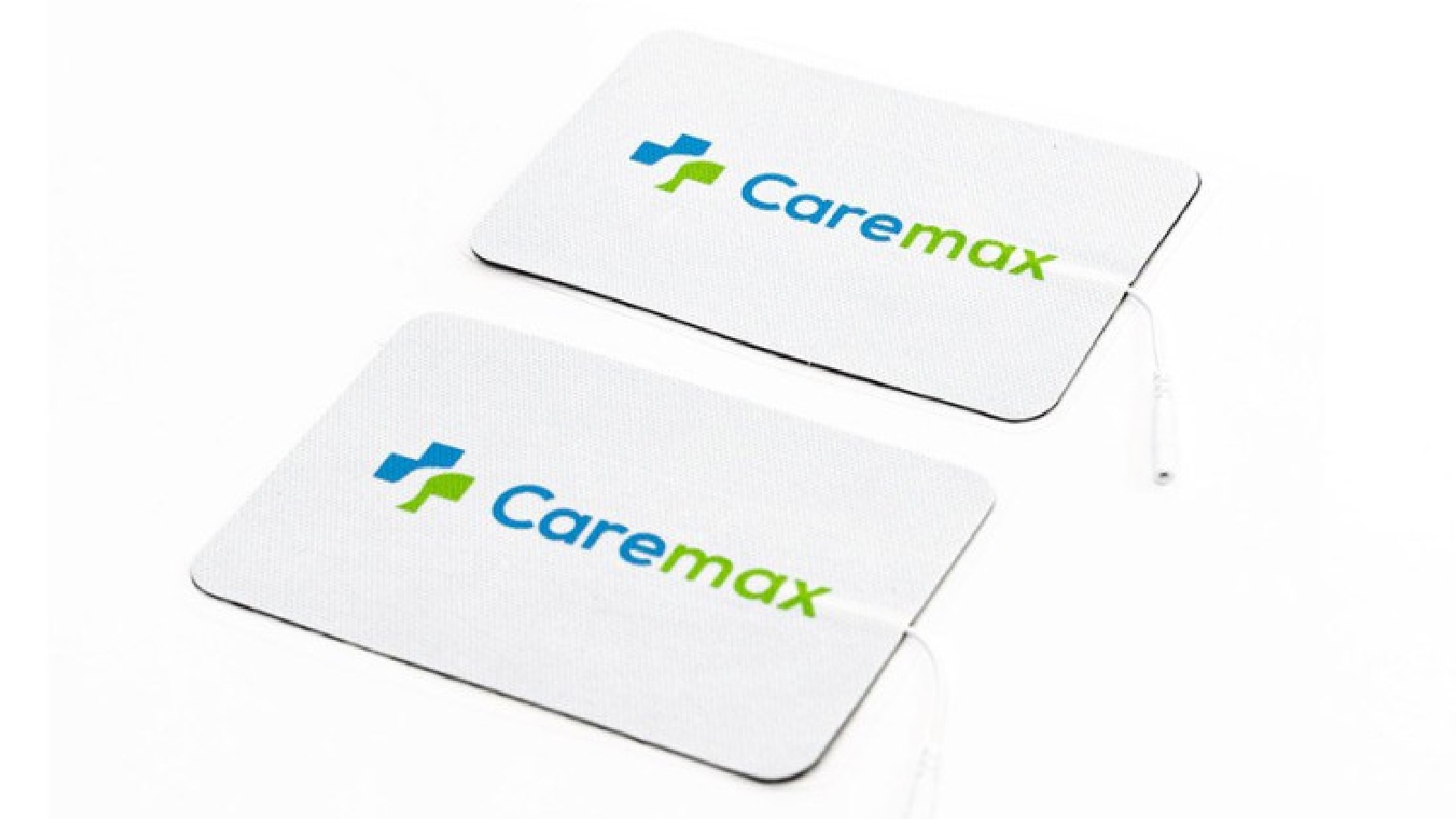 Caremax 15cm x 10cm Premium Cloth Long Life Electrode Pads for Pin Connector - 4 Piece