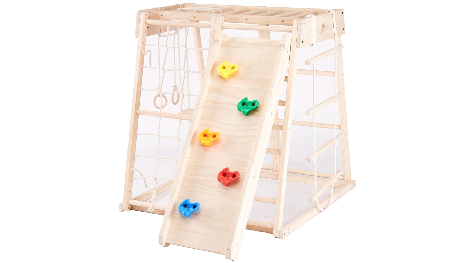 All 4 Kids Hudson Pikler Timber Baby Activity Station