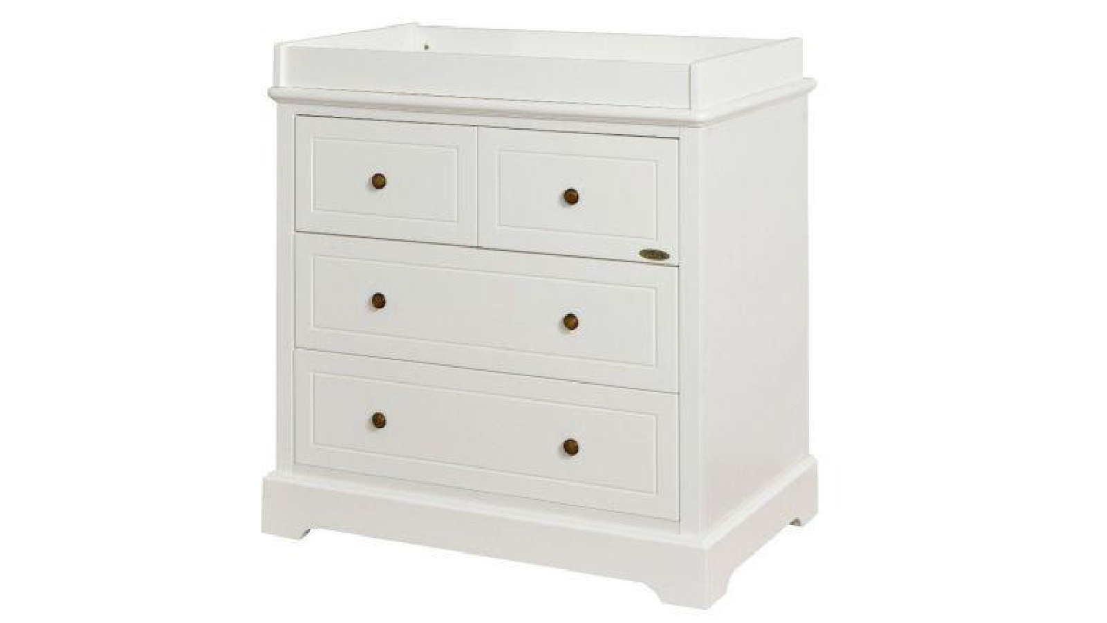 Joy Baby Comet 4 Drawer Chest of Draw with Change Table - White