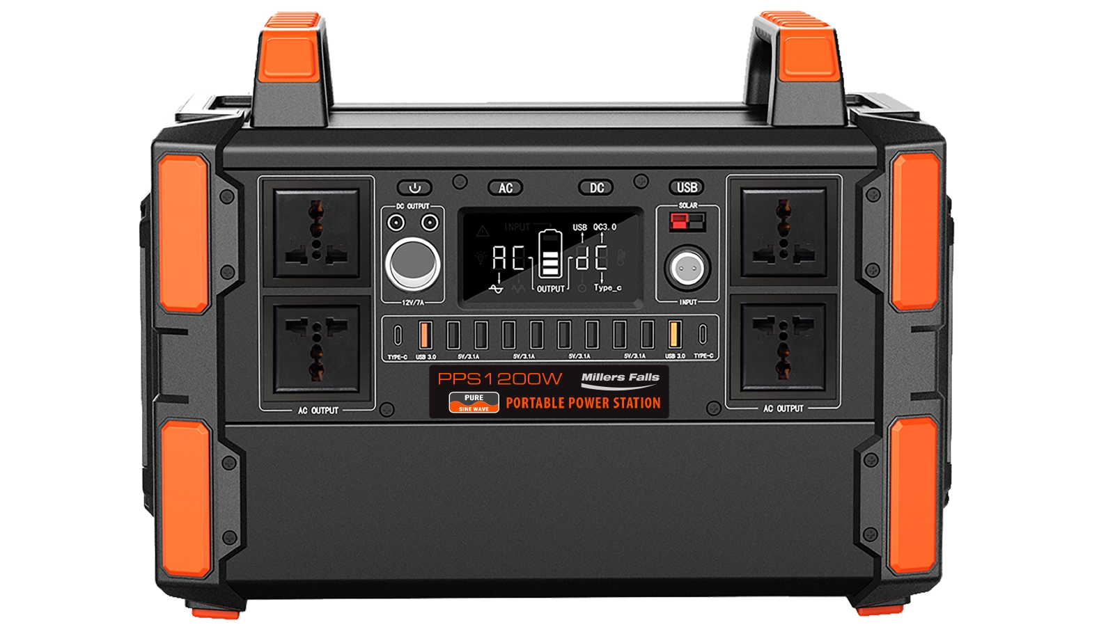 Millers Falls Portable Power Station 1200W