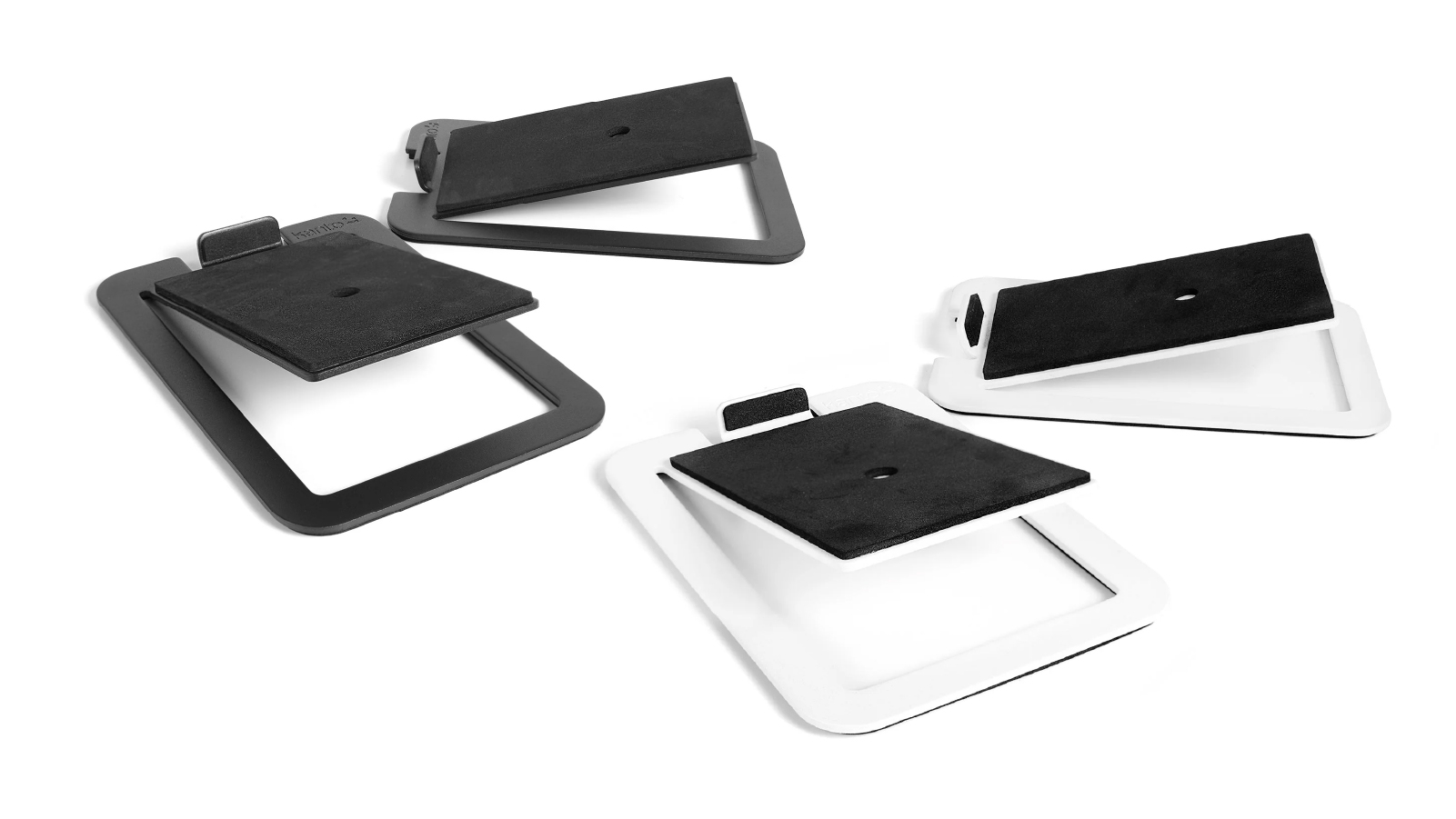Kanto S4 Pair of Angled Desktop Speaker Stands for Midsize Speakers