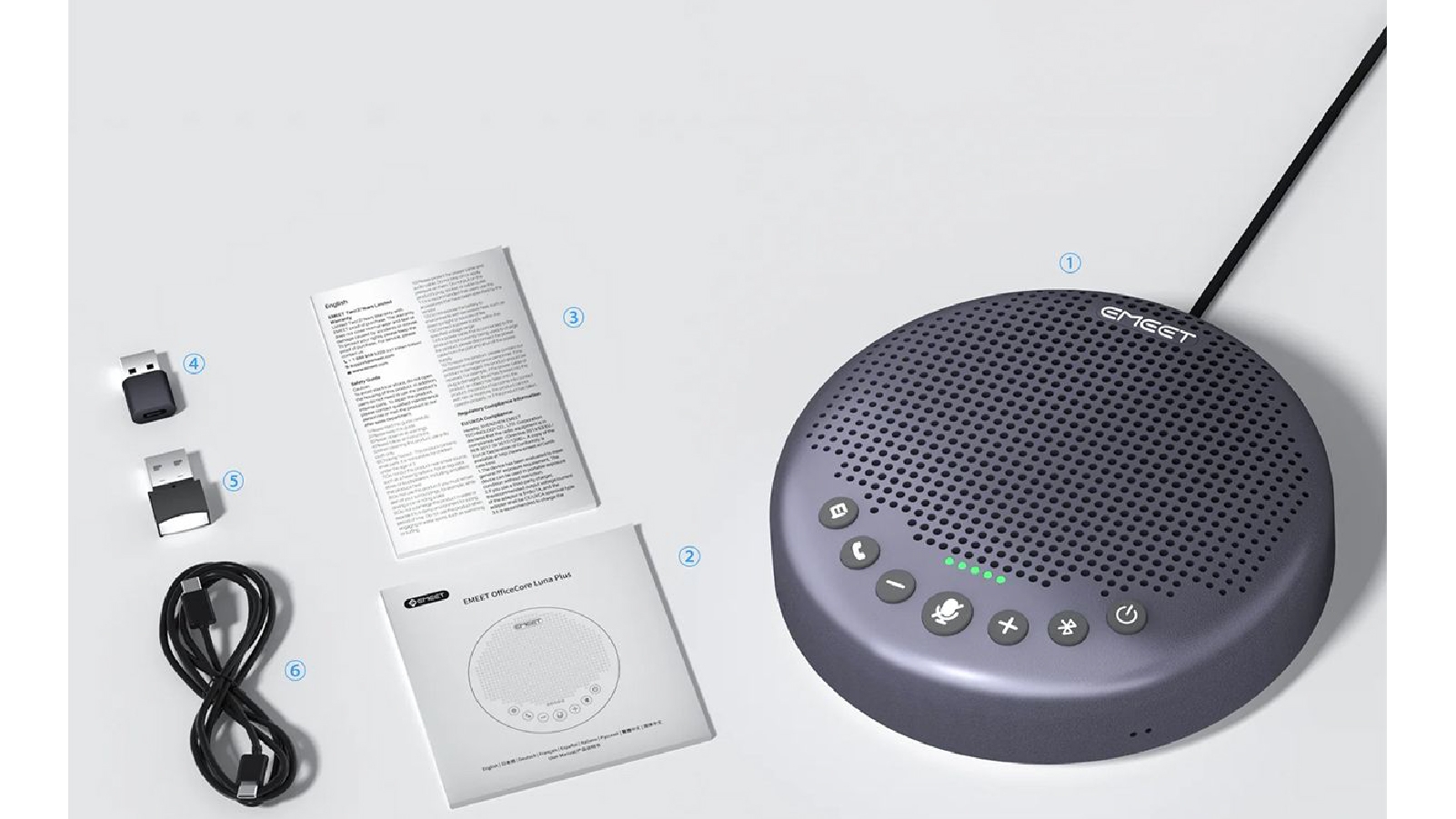 eMeet Luna Wireless Speakerphone - Dragon Blogger Technology