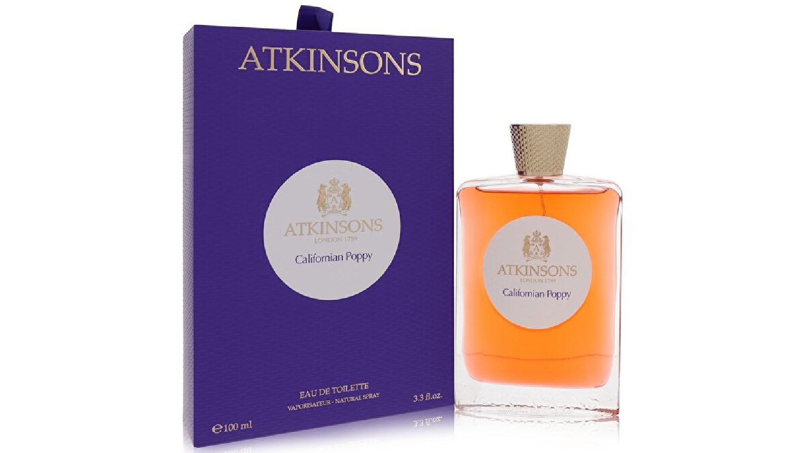 Atkinsons Californian Poppy Eau De Toilette Spray 100ml Harvey