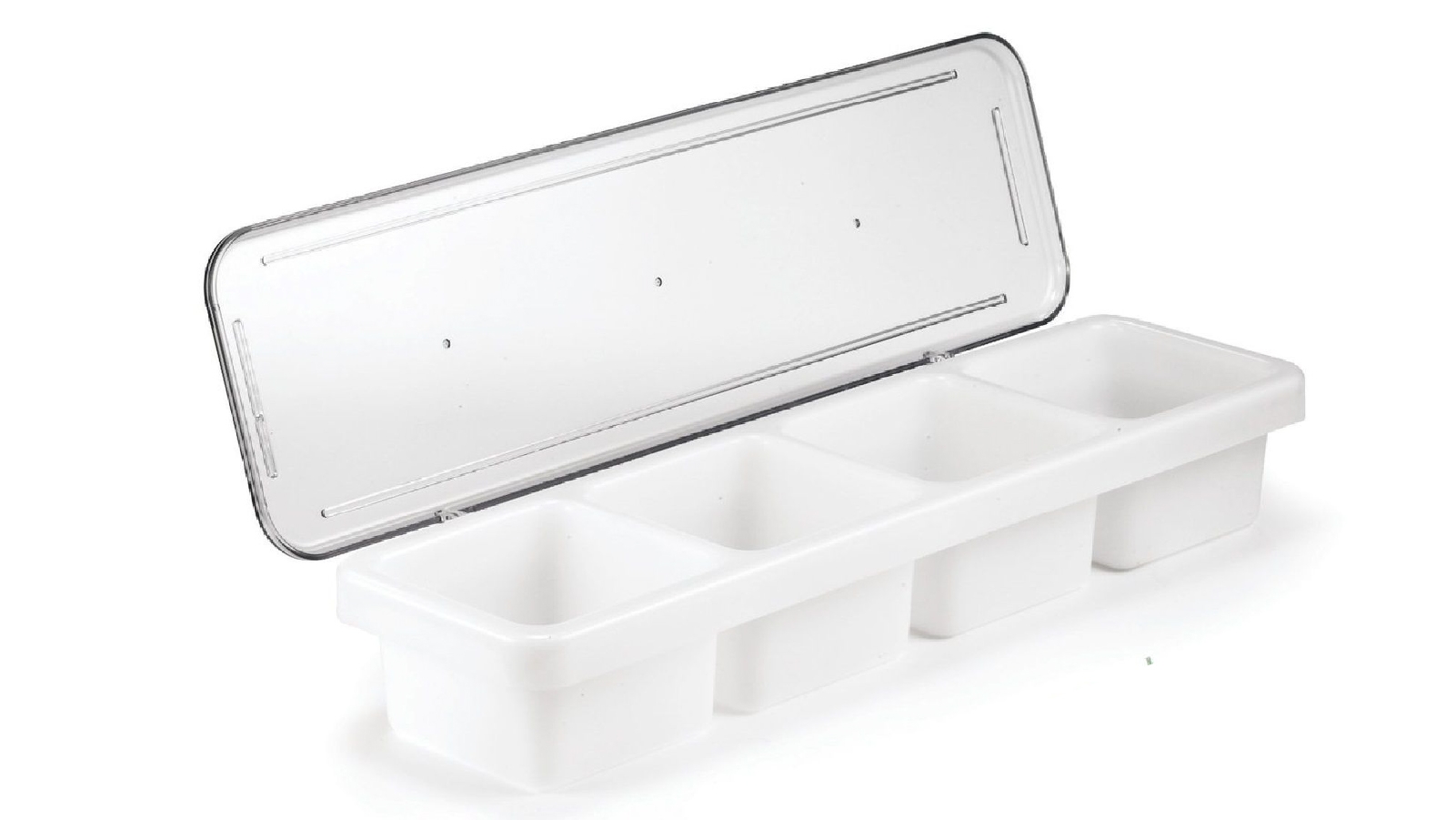 Trenton 4 Cocktail Bar Plastic Compartment Condiment Dispenser