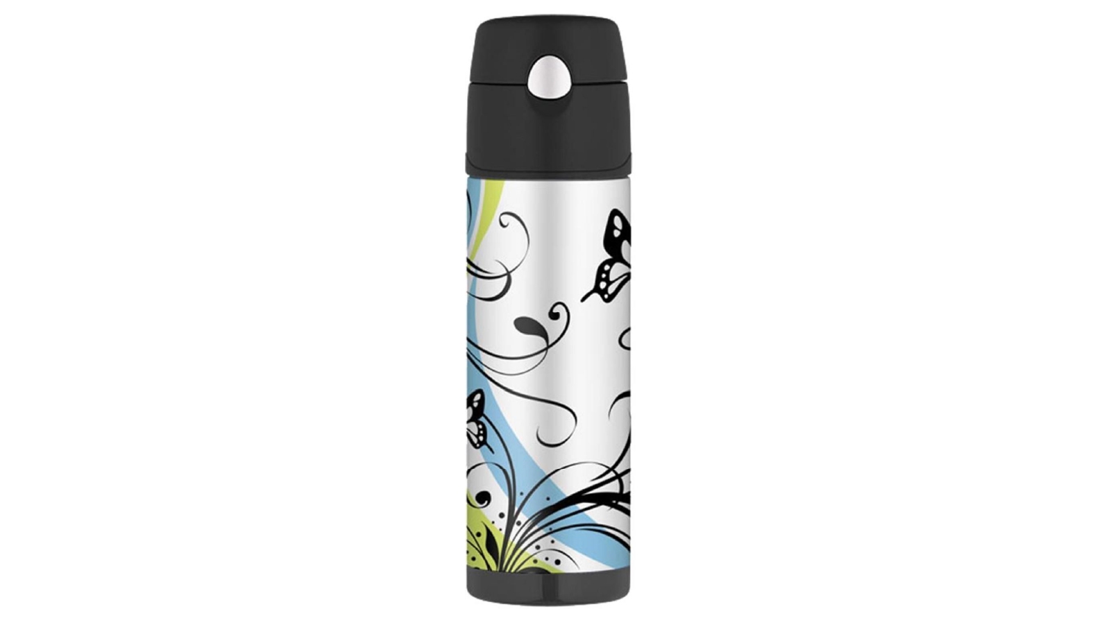 Thermos Butterfly Stainless Steel Vacuum Hydration Bottle - 530ml