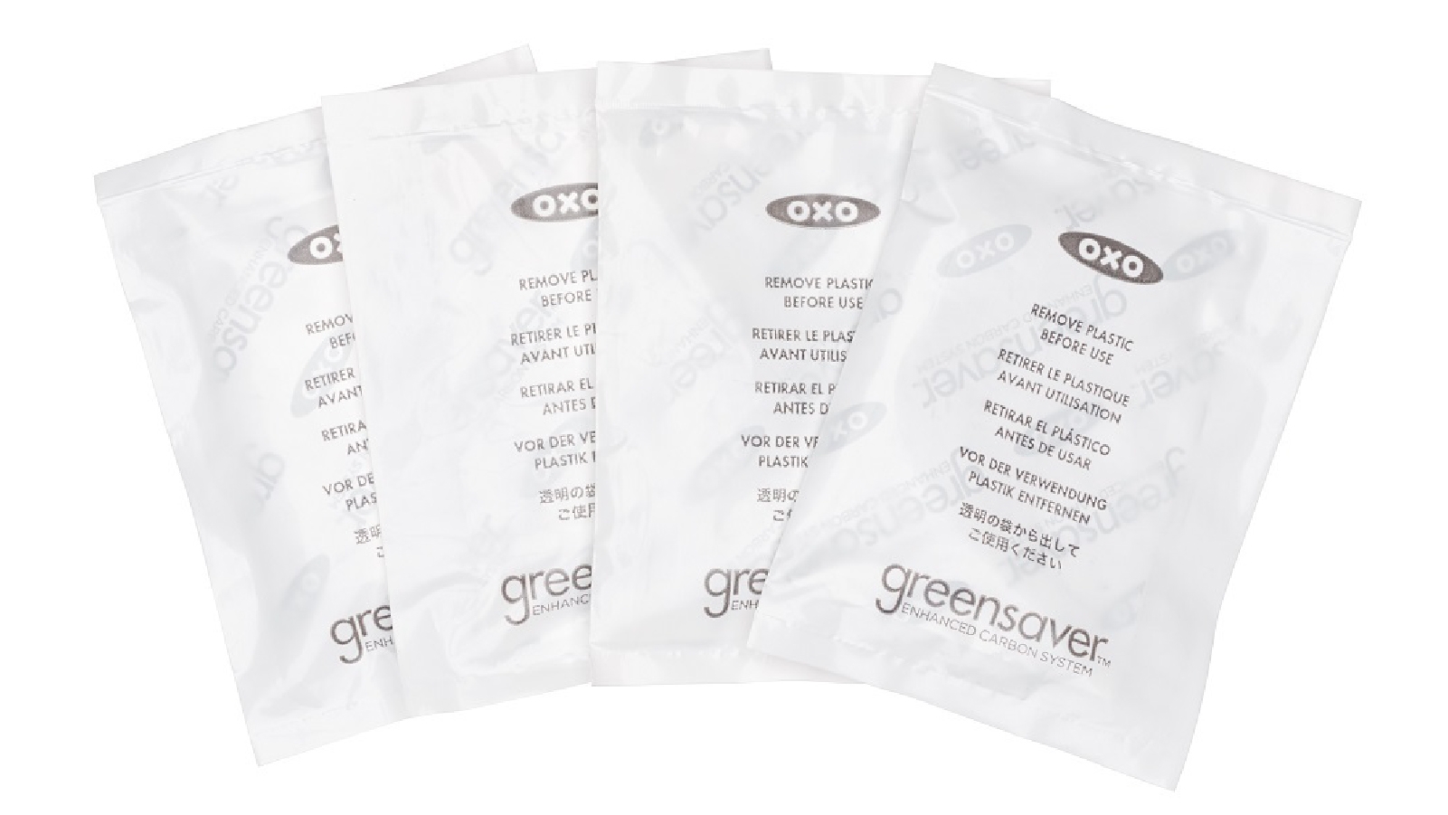 OXO 4 Pack Good Grips Greensaver Carbon Filters