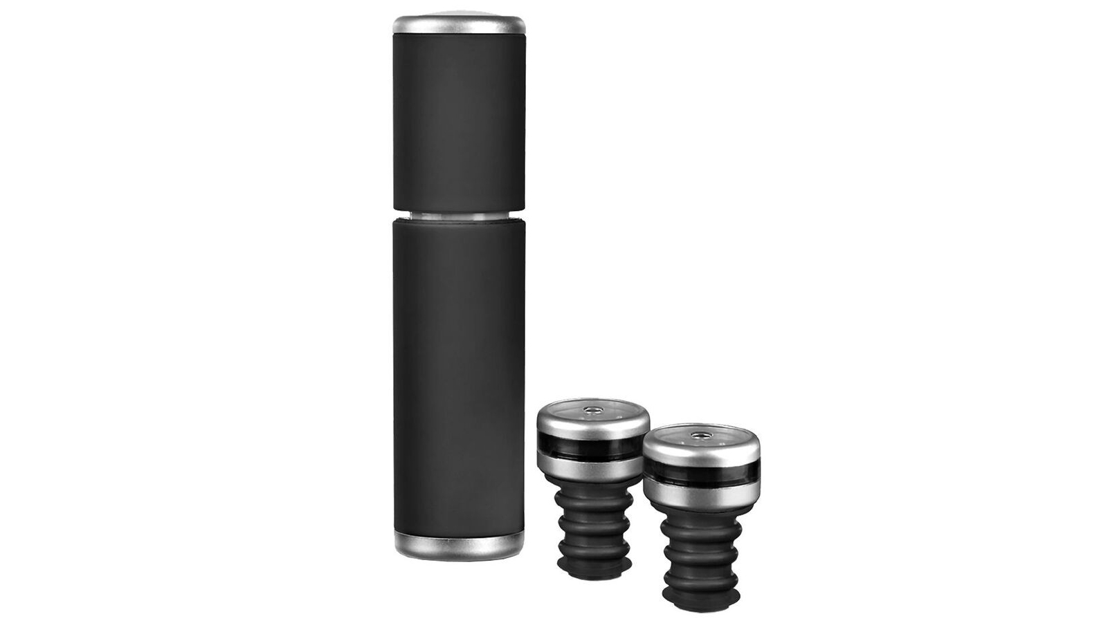 Bartender Sure Seal Wine Saver Set - Black